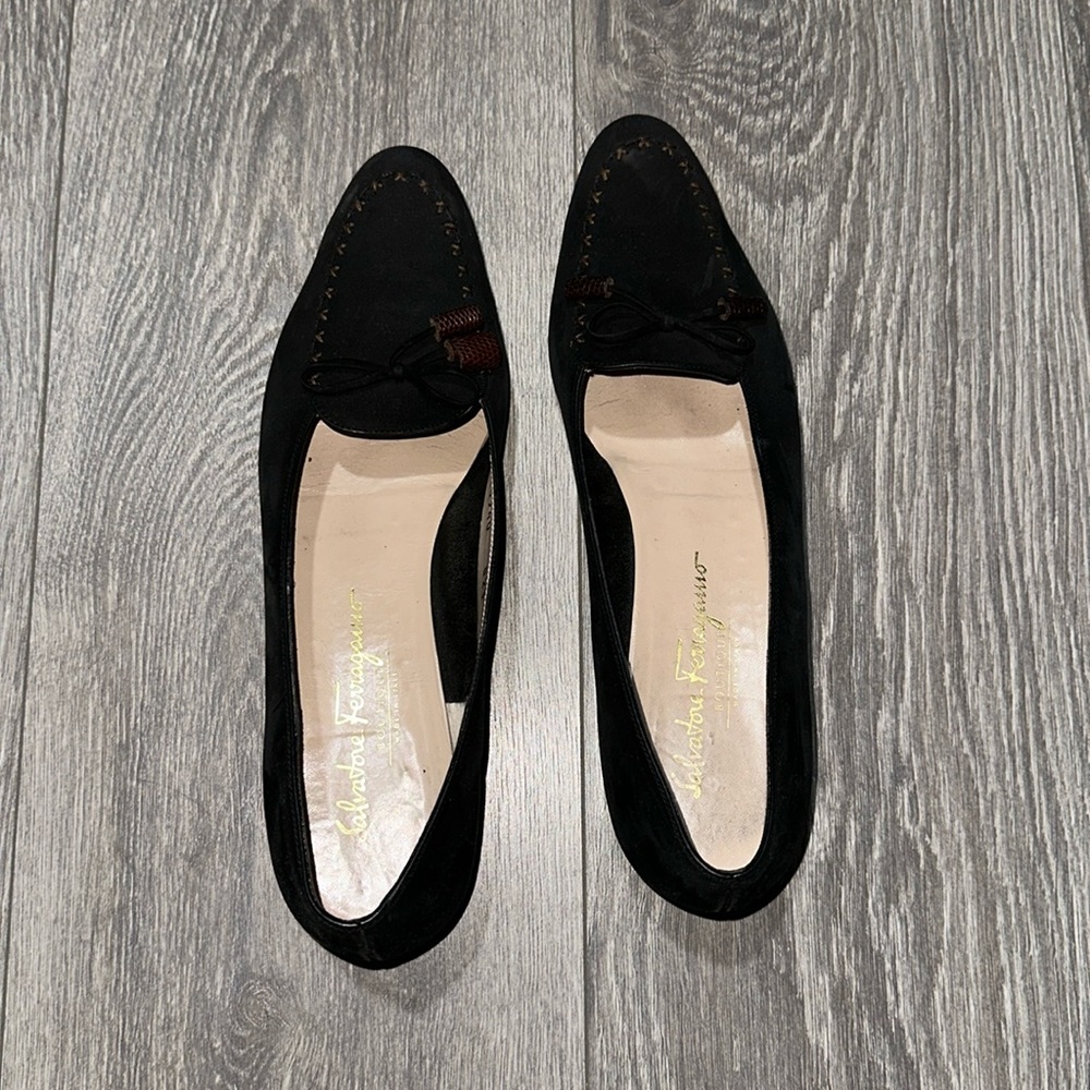Black Salvatore Ferragamo shoes